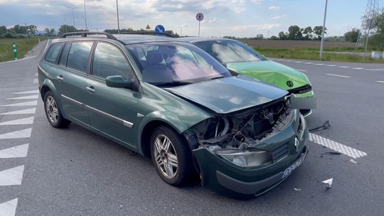 Kolejne zderzenie na obwodnicy Dzierżoniowa z Ceglaną w Bielawie