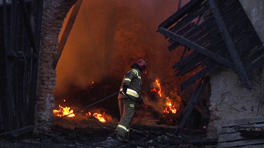 Kolejny pożar na tkackiej w Bielawie