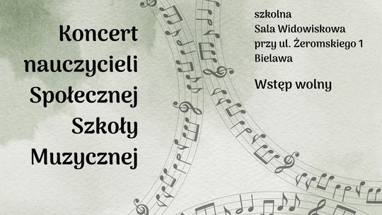 Koncert nauczycieli ze Społecznej Szkoły Muzycznej w Bielawie