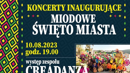 Koncerty inaugurujące Miodowe Święto Dzierżoniowa 10 i 14.08.2023