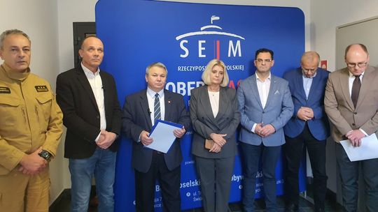 Konferencja prasowa poświęcona obronie cywilnej i bezpieczeństwu mieszkańców