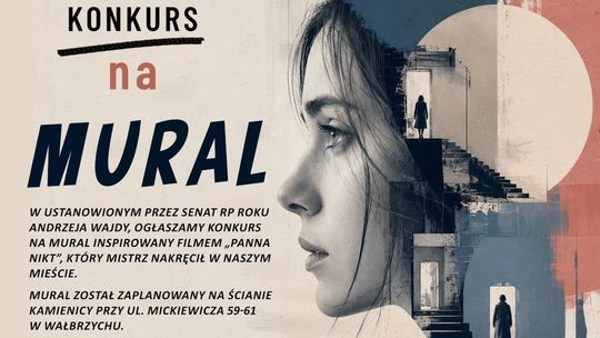 Konkurs na projekt muralu "Panna Nikt" w Wałbrzychu