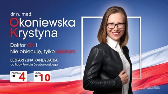 KRYSTYNA OKONIEWSKA - NIE OBIECUJĘ TYLKO DZIAŁAM