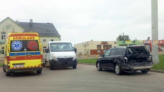 Łagiewniki, zderzenie Jeepa z Toyotą