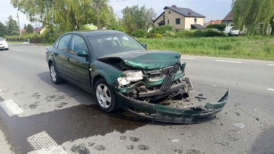 Łagiewniki. Zderzenie trzech pojazdów