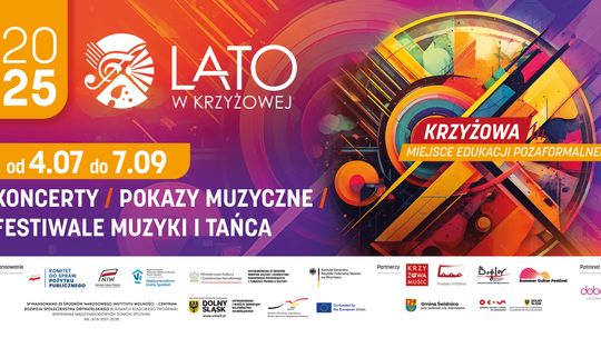 "LATO w Krzyżowej" Zapraszamy na lato pełne sztuki, wspólnoty i otwartej edukacji!