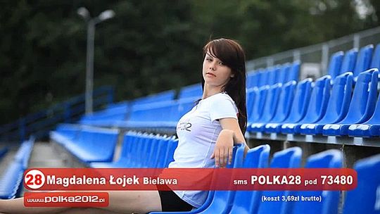 MAGDALENA ŁOJEK KANDYDATKĄ W MISS POLKA2012