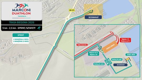 Marconi Duathlon Świdnica 2026 - utrudnienia drogowe w niedzielę