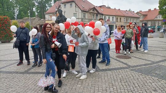 Marsz - X Powiatowy Dzień Dawcy Szpiku