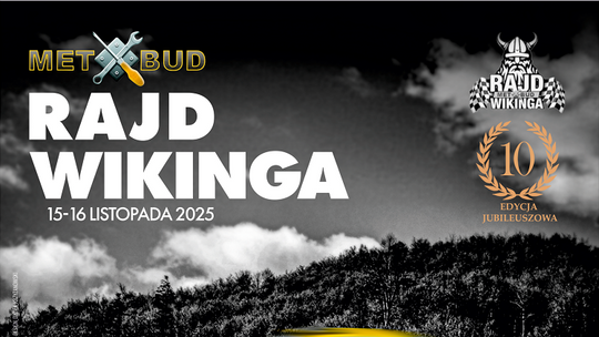 MET-BUD 10. Rajd Wikinga – jubileuszowa edycja już 15–16 listopada!