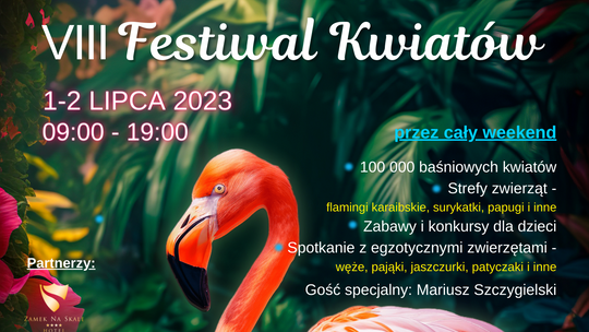 Minieuroland w Kłodzku zaprasza w weekend 1-2 lipca 2023 r. na otwarcie VIII edycji Festiwalu Kwiatów.