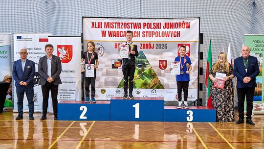 Młodzi Bielawianie z medalami Mistrzostw Polski w warcabach 100-polowych Horyniec - Zdrój 2026!
