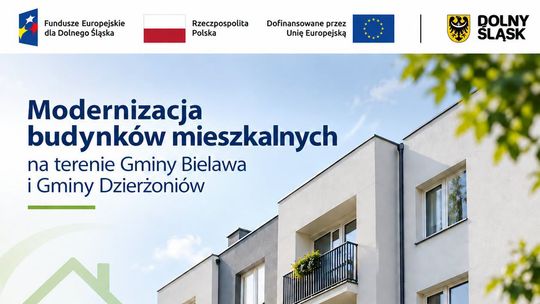 Modernizacja budynków mieszkalnych w Gminie Bielawa