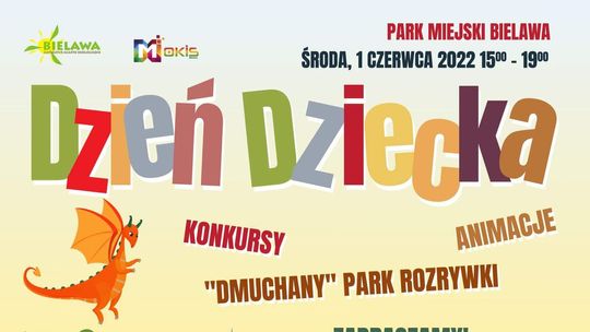 MOKiS i Fundacja Ziemi Sudeckiej zaprasza na dzień dziecka w Parku Miejskim w Bielawie od godziny 15