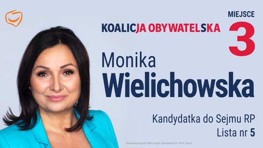 MONIKA WIELICHOWSKA TWOJA KANDYDATKA DO SEJMU