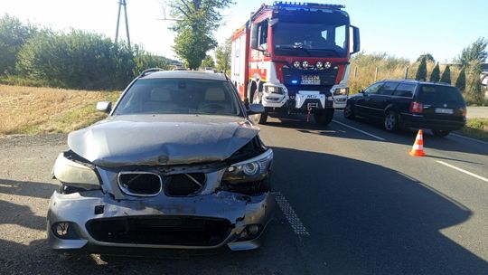 Mościsko. Zderzenie BMW z Audi