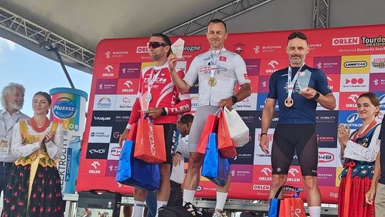Naczelnik Wydziału Ruchu Drogowego wrocławskiej komendy nadkom. Marek Drzała – Mistrz Polski Policjantów w Tour de Pologne Amatorów w Bukowinie Tatrzańskiej