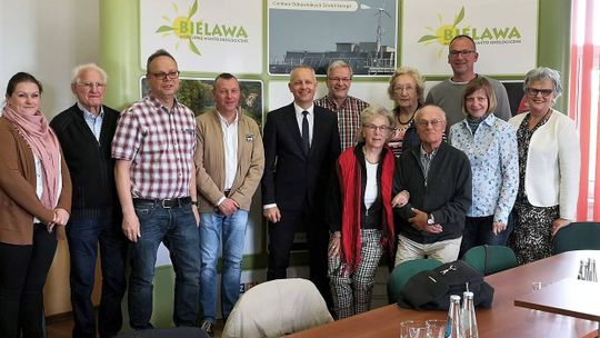 NIEMIECKA DELEGACJA W BIELAWSKIM MAGISTRACIE