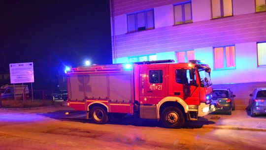 NOCNA AKCJA STRAŻY W SZPITALU