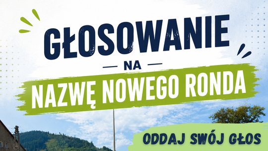 Nowe rondo w Jedlinie-Zdroju czeka na swoją nazwę. Mieszkańcy zdecydują w głosowaniu