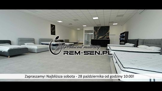 Nowy salon materacy i łóżek REM-Sen w Dzierżoniowie