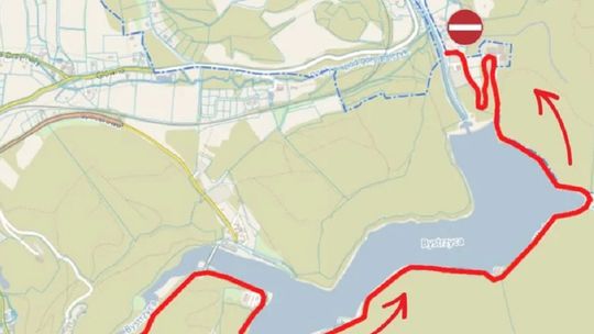 Od 1 czerwca ruch jednokierunkowy wokół Jeziora Bystrzyckiego.