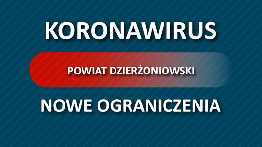 OD SOBOTY NOWE OBOSTRZENIA SANITARNE