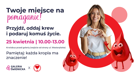 Oddaj krew, pomóż potrzebującym: Akcja krwiodawstwa w Galerii Świdnickiej