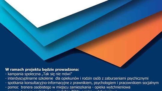 „ODZYSKAJ PEWNOŚĆ – OD ZALEŻNOŚCI DO SAMODZIELNOŚCI”