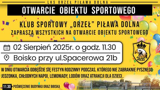 Oficjalne otwarcie boiska