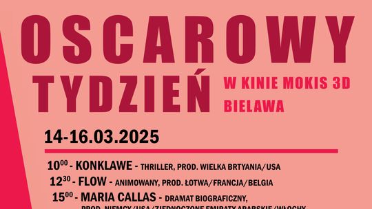 OSKAROWY marzec w Kinie MOKiS w Bielawie