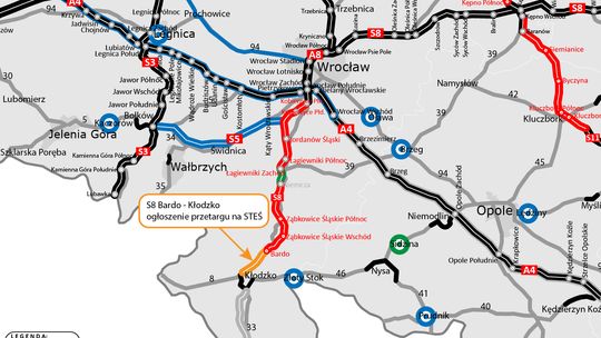 Ostatni etap S8: Przetarg na dokumentację trasy Bardo–Kłodzko ogłoszony!