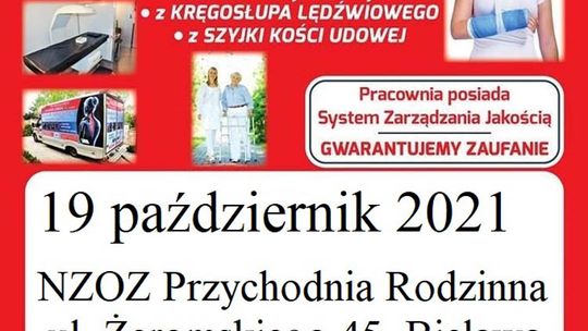 OSTEOBUS PRZYJEDZIE DO BIELAWY - ZBADAJ SIĘ!