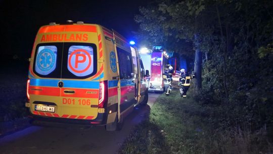 Ostroszowice, BMW uderzyło w drzewo