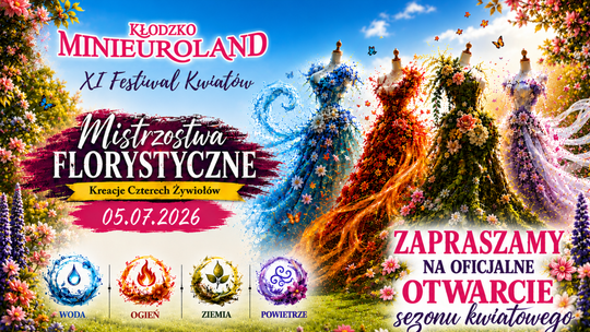 Otwarcie XI edycji Festiwalu Kwiatów w Minieurolandzie. Kwiatowy pojedynek czterech żywiołów