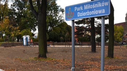 Park Miłośników Dzierżoniowa prawie gotowy
