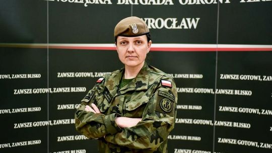 Pierwsza kobieta na stanowisku dowódcy batalionu w Wojskach Obrony Terytorialnej.