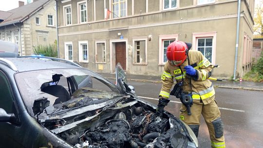 Pieszyce. Pożar Citroena