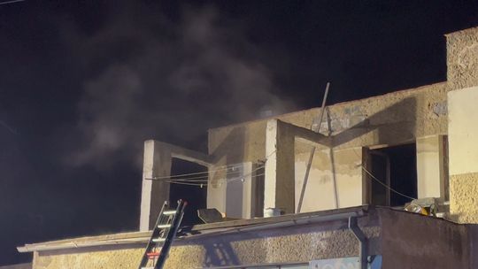 Piława Górna, pożar domu  na Małej