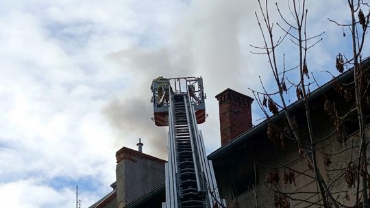 Piława Górna, pożar poddasza w domu wielorodzinnym