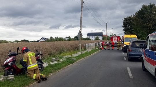 Piława Górna, zderzenie skutera z samochodem