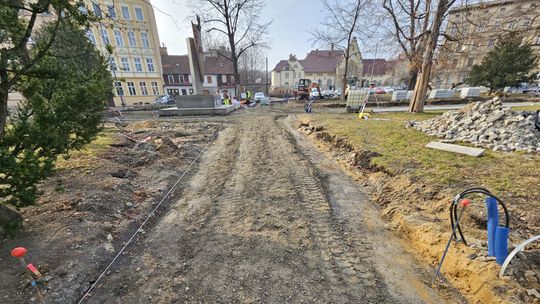 Plac Grunwaldzki w Świdnicy - historia spotyka nowoczesność