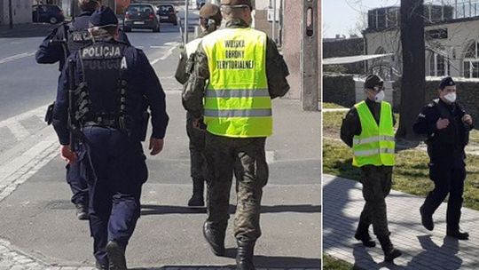 POLICJA PATROLUJE Z ŻOŁNIERZAMI