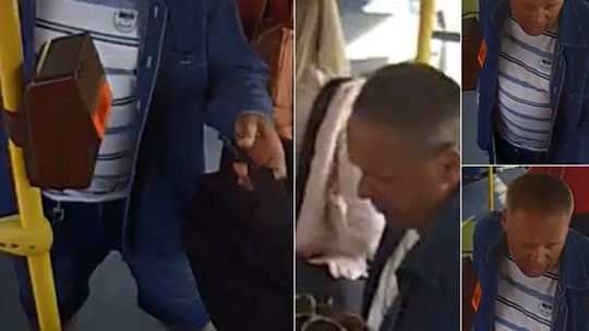 POLICJA POSZUKUJE MĘŻCZYZNY, KTÓRY ZABRAŁ TORBĘ!