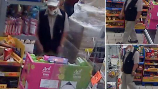 POLICJA POSZUKUJE MĘŻCZYZNY PODEJRZANEGO O KRADZIEŻ PORTFELA