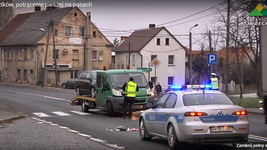 POLICJA POSZUKUJE ŚWIADKÓW POTRĄCENIA 