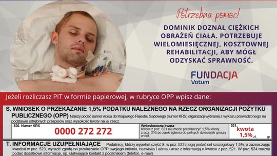 "Pomoc dla Dominika" - pracownika TV Golub-Dobrzyń