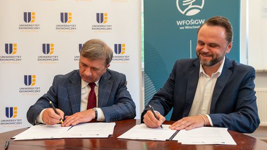 Porozumienie Uniwersytetu Ekonomicznego i WFOŚiGW we Wrocławiu