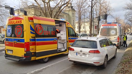 Wtargnięcie na przejście w Dzierżoniowie