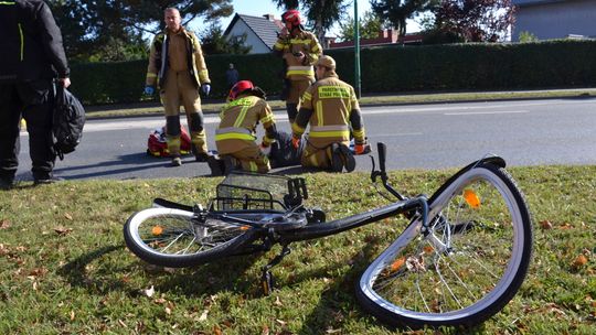 Kolejne potrącenie rowerzysty na przejściu w Dzierżoniowie